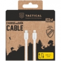 Taktinen ommelkaapeli USB-C|Lightning 0,3 m valkoinen