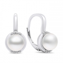 Brilio Silver Brilio Sidabrinis Elegant silver earrings with pearls and zircons EA384W Brilio Silver Brilio Sidabrinis Elegant silver earrings with pearls and zircons EA384W