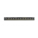 NETGEAR GS316PP Nepārvaldīts Gigabit Ethernet (10/100/1000) Power over Ethernet (PoE) Melns NETGEAR GS316PP Nepārvaldīts Gigabit Ethernet (10/100/1000) Power over Ethernet (PoE) Melns