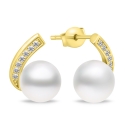 Brilio Silver Brilio Silver Charming silver earrings with pearls EA907Y Brilio Silver Brilio Silver Charming silver earrings with pearls EA907Y