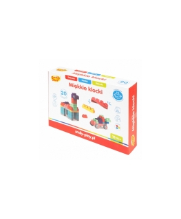 WOOPIE Klocki Soft Blocks Rinkinys 99 Elementų Pakuotėje