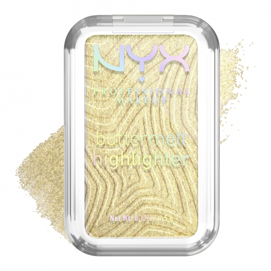 Nyx Professional Make Up BUTTERMELT HIGHLIGHTER Pulber Highlighter 25-Butta Than Gold 5 g