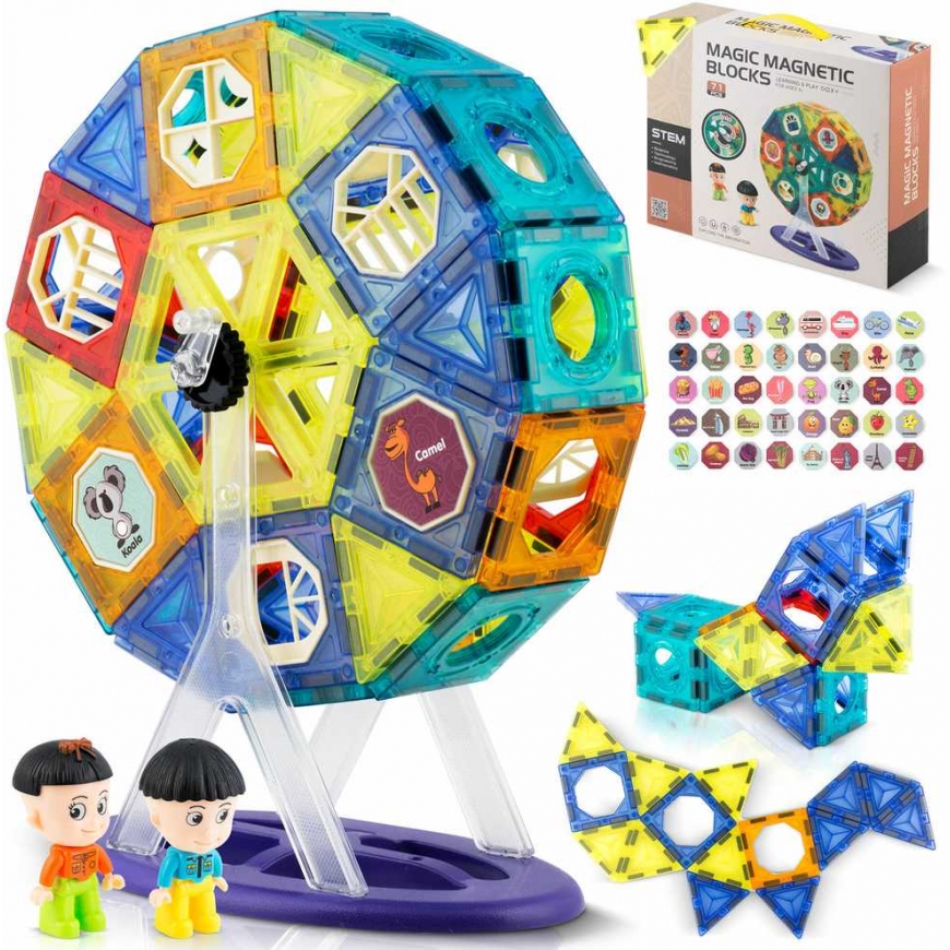 Ricokids RK-769 magnētiskās karuseles klucīši