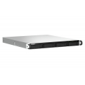 QNAP TS-464U-RP NAS Rack (1U) Intel® Celeron® N5095 8 GB DDR4 0 TB QNAP Turbo System Aluminium, Blac