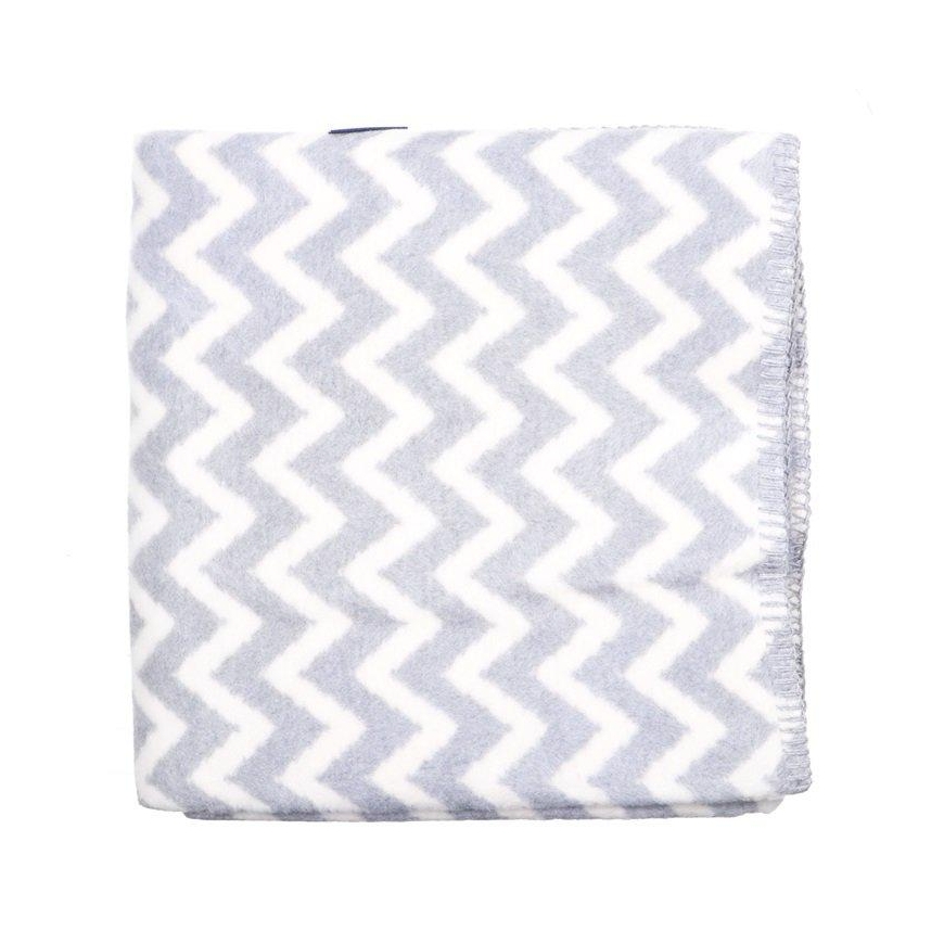 MILLI pledas Pelēks&Balts Zigzags 75x100cm, MIL1210286 – 2
