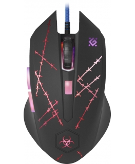 Defender Forced GM-020L hiir Mängimine Mõlemakäeline USB tüüp A Optiline 3200 DPI