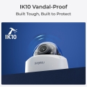 Reolink P437 - 4K Outdoor Camera, IK10 Vandal-Proof, PoE, 5X Optical Zoom, Color Night Vision, Smart