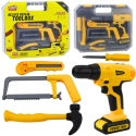 Lean Toys DIY Kit Drill Driver Tools Lights Sounds Suitcase Lean Toys DIY Kit Drill Driver Tools Lights Sounds Suitcase