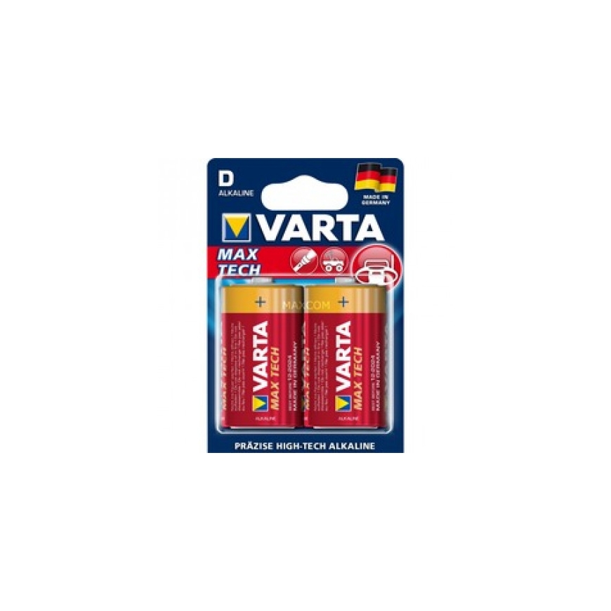 Varta MAX TECH 2x Alkaline D Vienreizējas lietošanas baterija Sārmaina akumulatoru baterija – 2