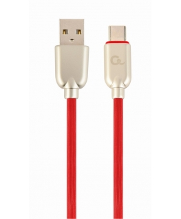 Cablexpert CC-USB2R-AMCM-2M-R USB-kaabel USB 2.0 USB A USB C Punane