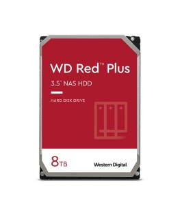 Western Digital Red Plus внутренний жесткий диск 8 TB 5640 RPM 256 MB 3.5" Serial ATA III
