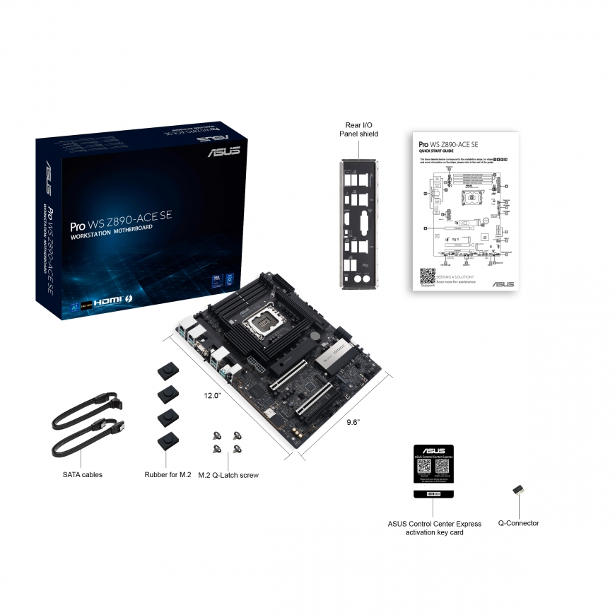 ASUS PRO WS Z890-ACE SE Intel Z890 LGA 1851 (Socket V1) ATX – 3