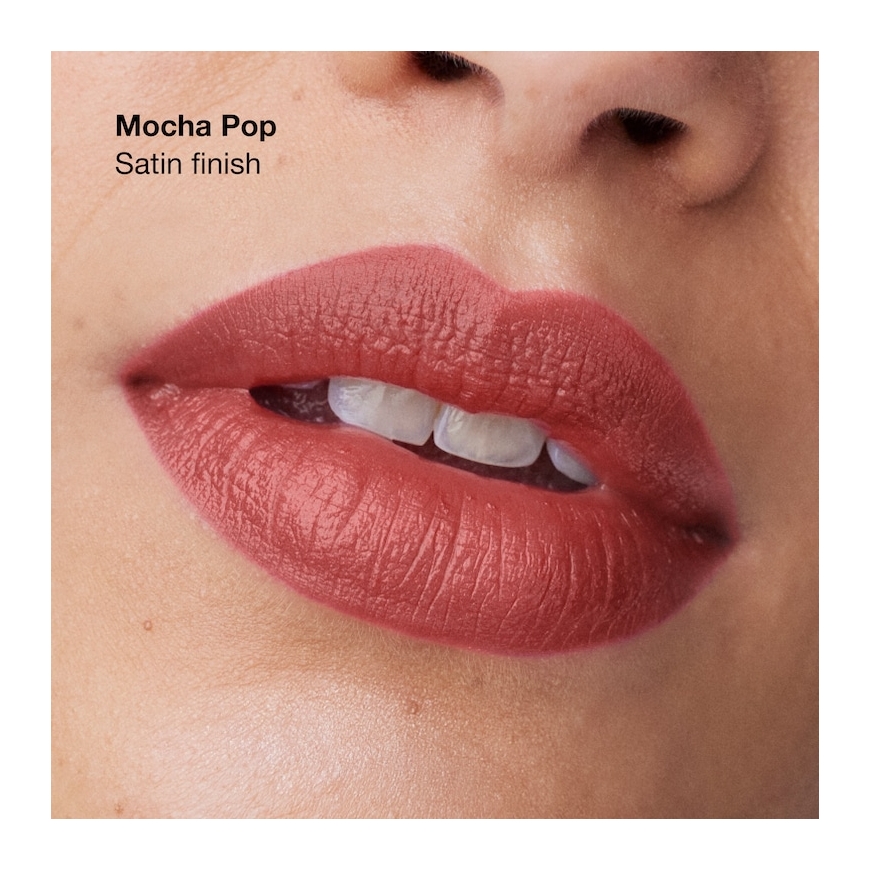 Clinique Pop Longwear Lipstick 3,9 g Mocha Pop „Satin“ – 3