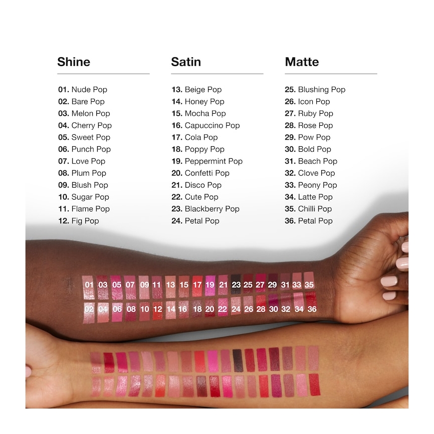 Clinique Pop Longwear Lipstick 3,9 g Mocha Pop Атласный – 5