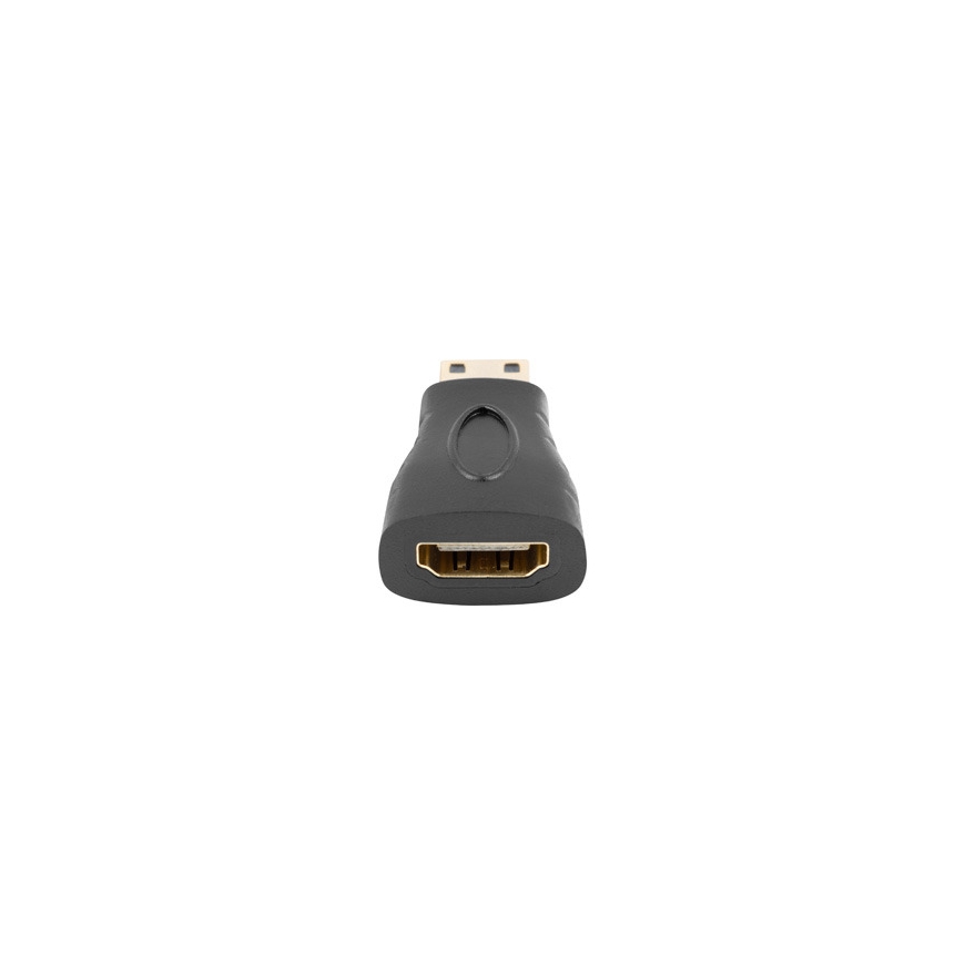 Lanberg AD-0037-BK kabeļu spraudņu pāreja HDMI HDMI Mini-C Melns – 2