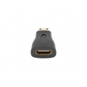 Lanberg AD-0037-BK kabeļu spraudņu pāreja HDMI HDMI Mini-C Melns Lanberg AD-0037-BK kabeļu spraudņu pāreja HDMI HDMI Mini-C Melns