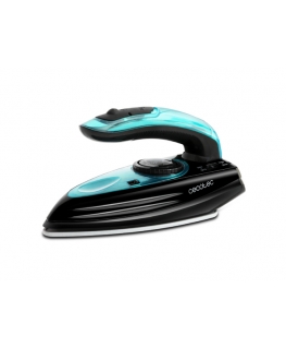Cecotec GoForce 8000 Folding Titanium Kuiva- & höyrysilitysrauta Titaanipohjalevy 1200 W musta, Sininen