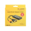 DeLOCK 0.3m, DVI 24+1 + USB-A/Displayport 20p 0,3 m DVI-D + USB HDMI Melns DeLOCK 0.3m, DVI 24+1 + USB-A/Displayport 20p 0,3 m DVI-D + USB HDMI Melns