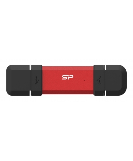 Silicon Power DS72 USB-välkmälu 1 TB USB Type-A / USB Type-C 3.2 Gen 2 (3.1 Gen 2) Punane