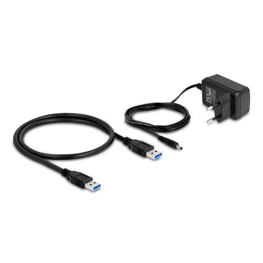 DeLOCK USB 10 Gbps Hub with 4 USB Type-A Ports + 1 Fast Charging Port incl. Power Supply – 3