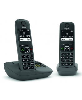 Gigaset AE690A Analogais/DECT telefons Zvanītāja ID Antracīts