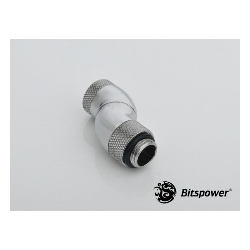 Barrow 360 laipsnių G1/4 colio adapteris, 21mm nuokrypis - sidabrinis – 2