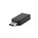 Gembird A-USB2-CMAF-01 kabeļu spraudņu pāreja USB Type-C USB type-A Melns Gembird A-USB2-CMAF-01 kabeļu spraudņu pāreja USB Type-C USB type-A Melns