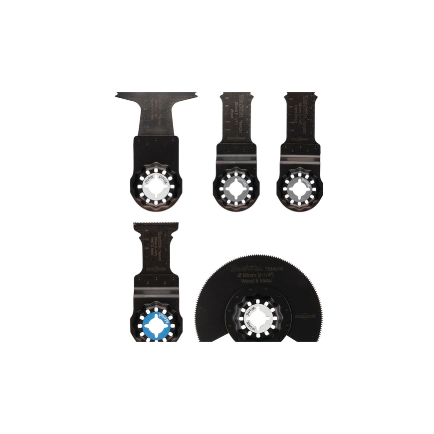 Makita E-24935 Multitool STARLOCK komplekts 5 gab.