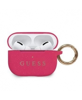 AirPods Pro silikona maciņš fuksijas krāsā