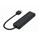 Gembird UHB-U3P4P-02 interfeisa centrmezgls USB 3.2 Gen 1 (3.1 Gen 1) Type-A 5000 Mbit/s Melns Gembird UHB-U3P4P-02 interfeisa centrmezgls USB 3.2 Gen 1 (3.1 Gen 1) Type-A 5000 Mbit/s Melns