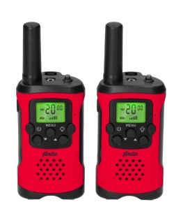 Alecto FR115RD radiopuhelin 8 kanavaa 446 MHz musta, Punainen