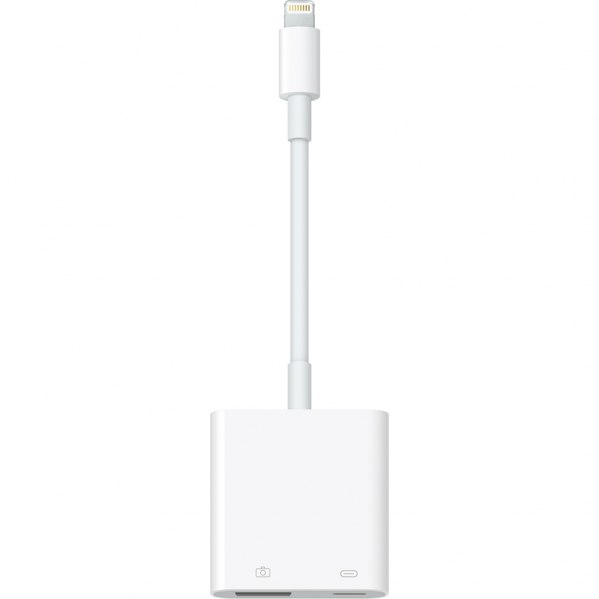Apple MX5J3ZM/A sąsajos šakotuvas Lightning Balta