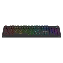 Savio STYX Outemu Red klaviatūra Žaidimams USB QWERTY JAV tarptautinė versija Juoda