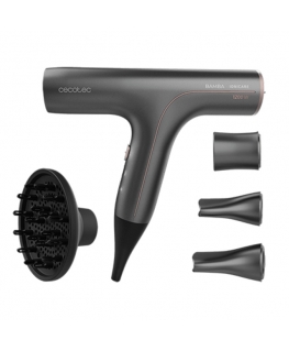 Cecotec Bamba IoniCare 6000 Rockstar Soft Pro hiustenkuivain 1200 W musta