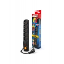 ACAR F5 musta 5 AC-pistorasia(a) 230 V 3 m ACAR F5 musta 5 AC-pistorasia(a) 230 V 3 m