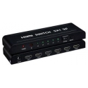 PREMIUMCORD HDMI switch 5:1 metal with remote control and power adapter PREMIUMCORD HDMI switch 5:1 metal with remote control and power adapter