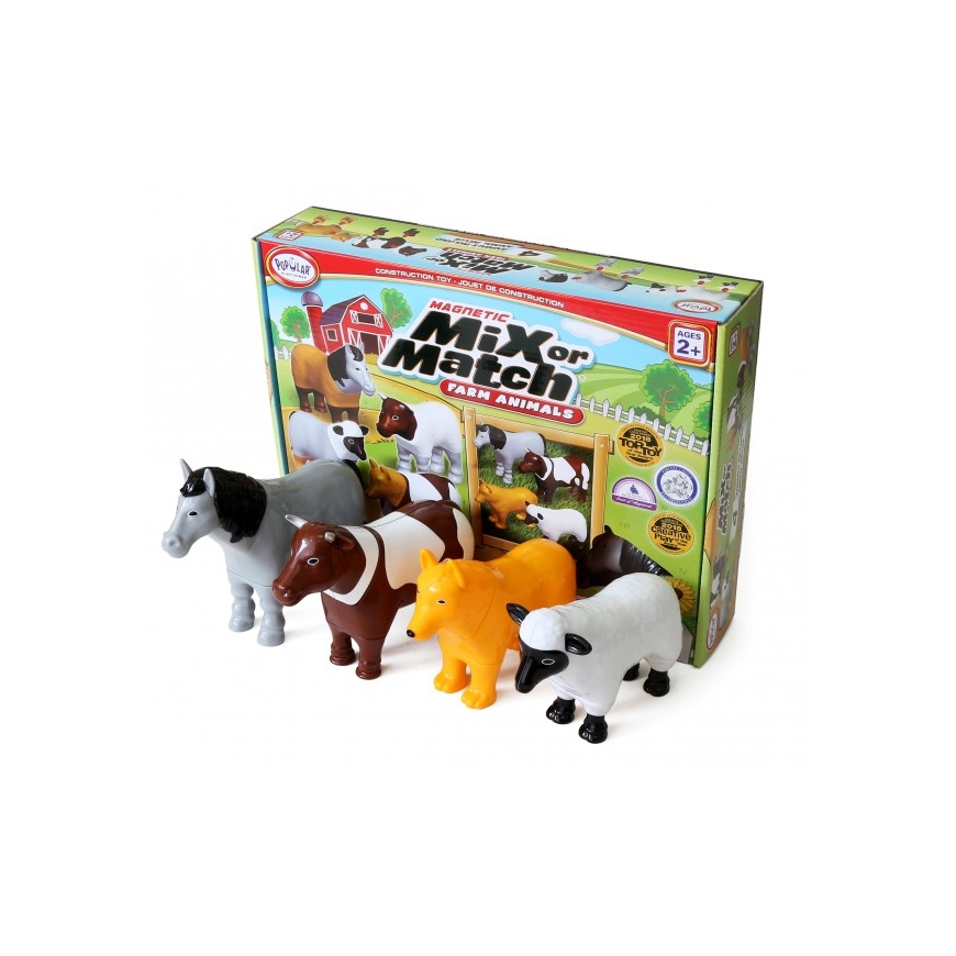 Popular Playthings Mix or Match Animals Farm