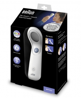 Braun BNT300 Touch + Bezsaskares Otsakuumemittari