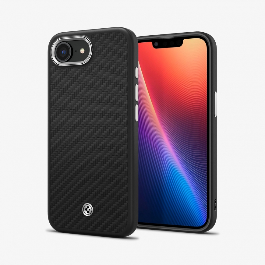 Spigen Enzo Aramid iPhone 16e Case Matte Black – 2