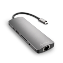 Sharkoon USB 3.0 Type C Combo Adapter liitäntäkortti/-sovitin HDMI, RJ-45, USB 3.2 Gen 1 (3.1 Gen 1) Sharkoon USB 3.0 Type C Combo Adapter liitäntäkortti/-sovitin HDMI, RJ-45, USB 3.2 Gen 1 (3.1 Gen 1)