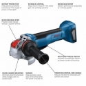 Bosch GWX 18V-11 S 125mm Solo, LB Bosch GWX 18V-11 S 125mm Solo, LB