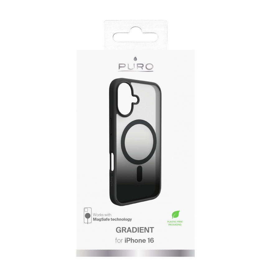 PURO PUIPC1661GRADBLK mobilo telefonu apvalks 15,5 cm (6.1") Aploksne Melns – 3