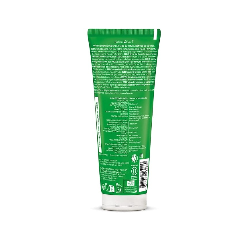 Weleda Skin Food Shower Cream 200 ml Крем для душа Женский Тело – 5