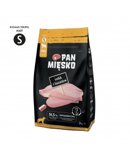 Pan Mięsko Indyk ar fazānu sausā barība sunim 3kg