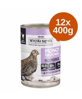 WIEJSKA ZAGRODA Котята Индейка с курицей - влажный корм для кошек - 400г