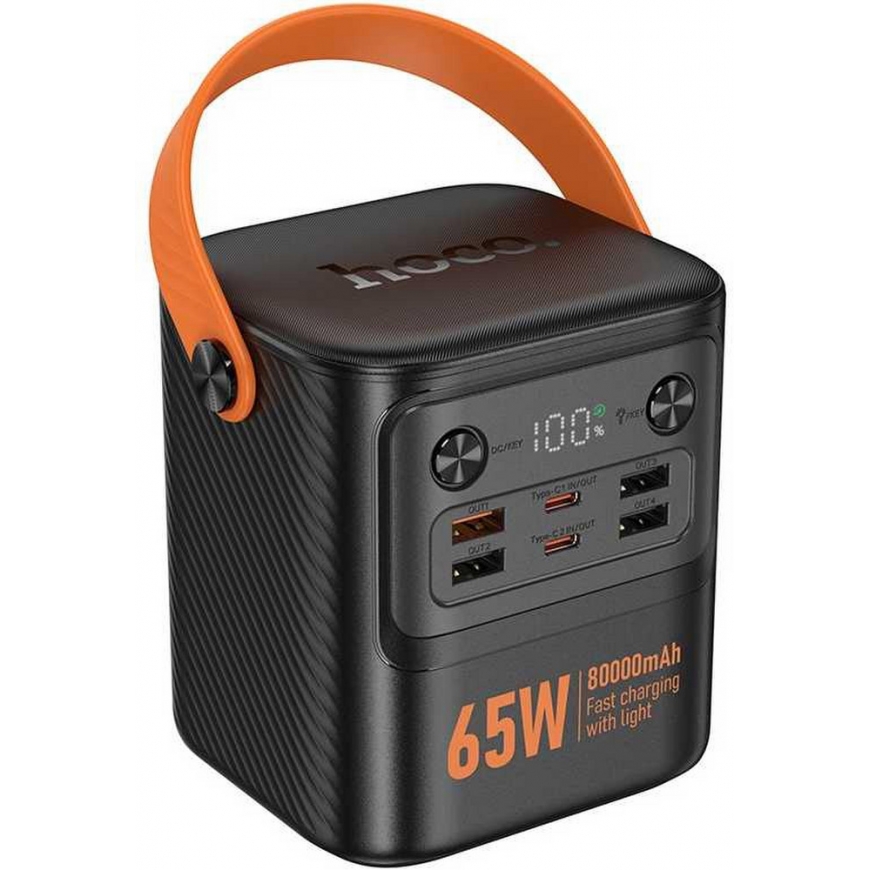 Išorinė baterija Power Bank Remax RPP-118 22.5W 80000mAh juoda – 2