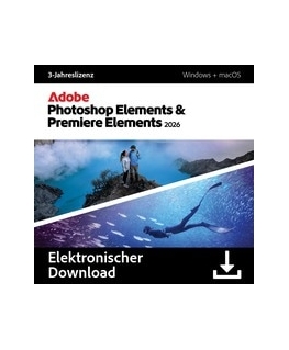 Adobe Photoshop ja Premiere Elements 2026 | 3 aastat