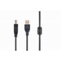 Gembird CCF-USB2-AMBM-15 USB cable USB 2.0 4.6 m USB A USB B Black