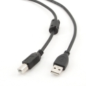 Gembird CCF-USB2-AMBM-15 USB-kaabel USB 2.0 4,6 m USB A USB B Must Gembird CCF-USB2-AMBM-15 USB-kaabel USB 2.0 4,6 m USB A USB B Must