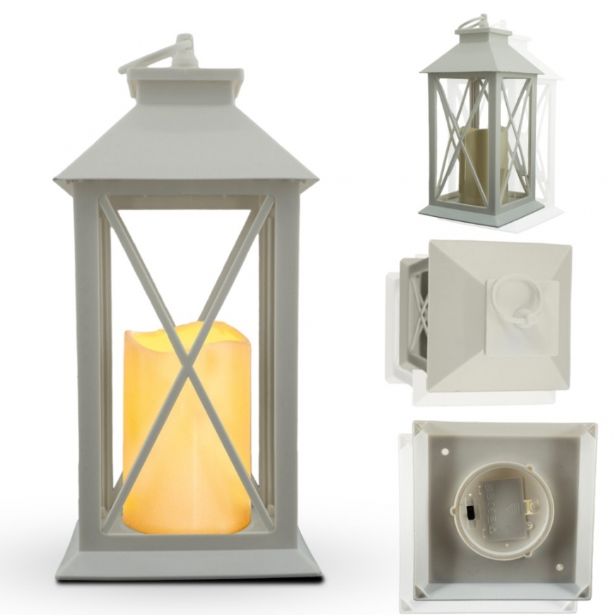 DECORATIVE LANTERN WITH CANDLES